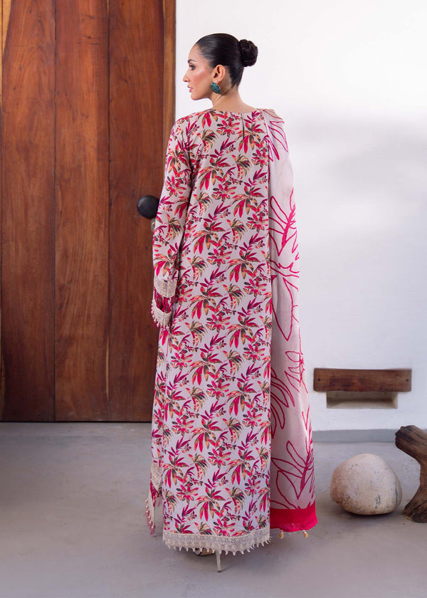 Myeesha | Lamhay Luxury Lawn 25 | Gulab -  Myeesha Ladies Clothes - Original Designer Dress - House of Maryam