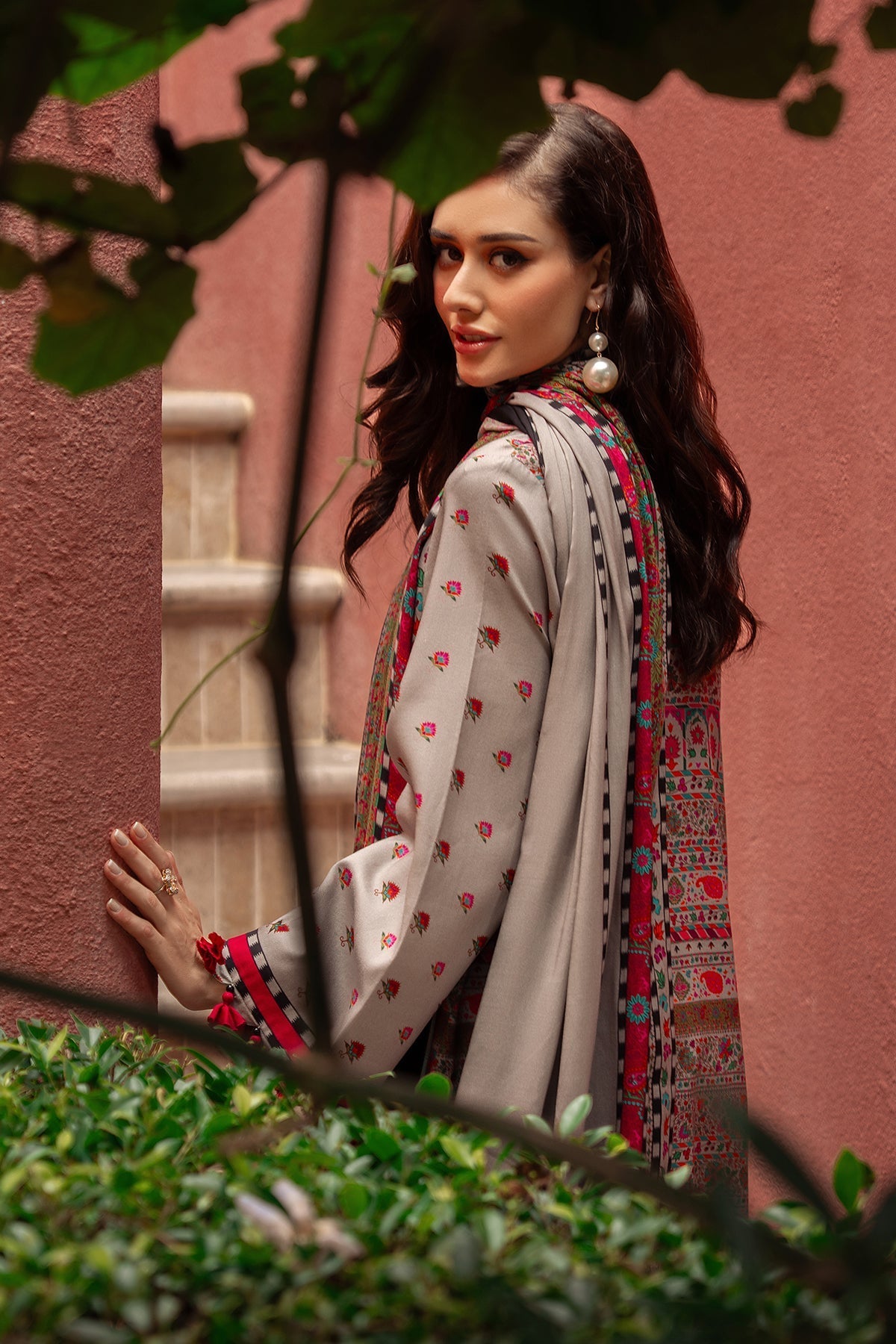 Charizma | C Prints Winter 25 |  3-PC Unstitched Printed Linen Collection CPW5-01, image 3