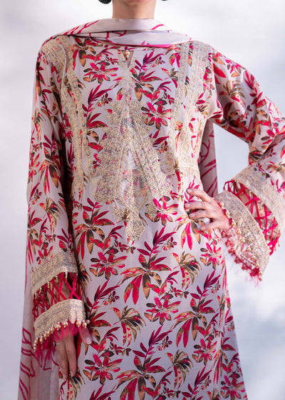 Myeesha | Lamhay Luxury Lawn 25 | Gulab -  Myeesha Ladies Clothes - Original Designer Dress - House of Maryam