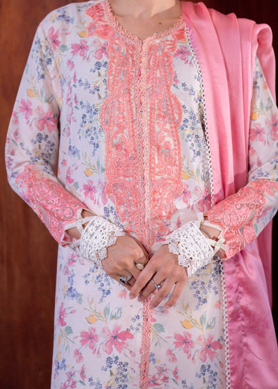 Myeesha | Lamhay Luxury Lawn 25 | Nazneen -  Myeesha Ladies Clothes - Original Designer Dress - House of Maryam
