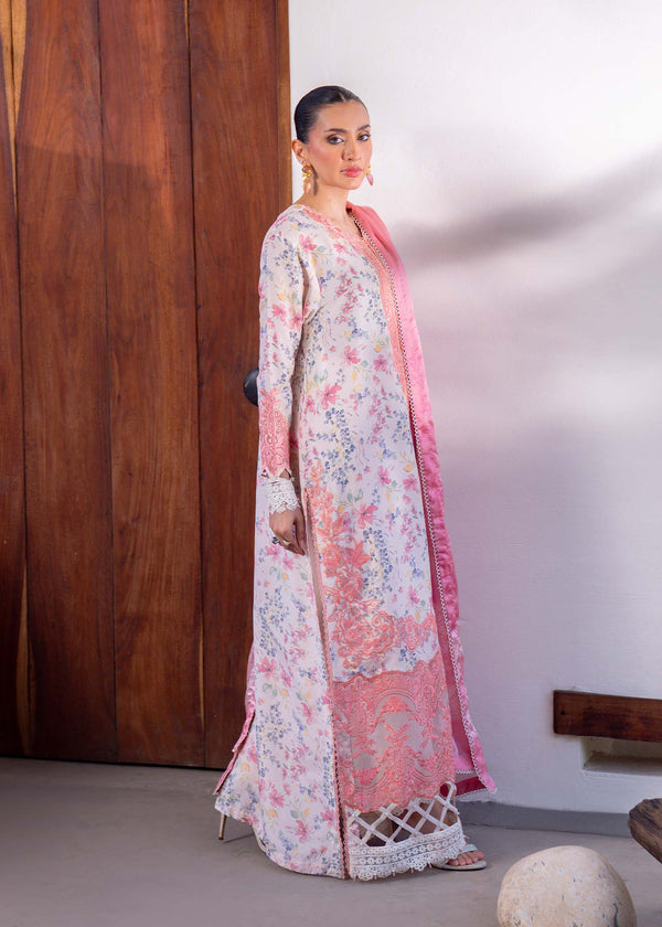 Myeesha | Lamhay Luxury Lawn 25 | Nazneen -  Myeesha Ladies Clothes - Original Designer Dress - House of Maryam