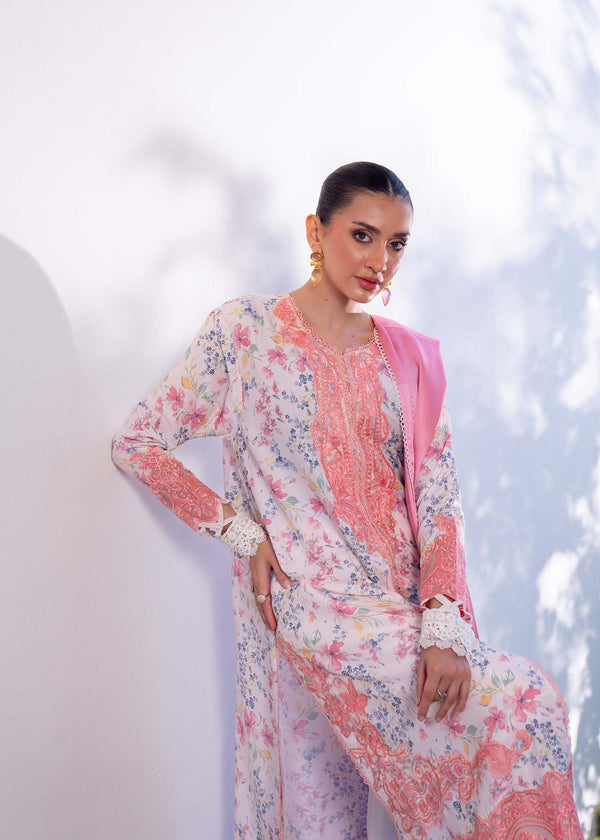Myeesha | Lamhay Luxury Lawn 25 | Nazneen -  Myeesha Ladies Clothes - Original Designer Dress - House of Maryam