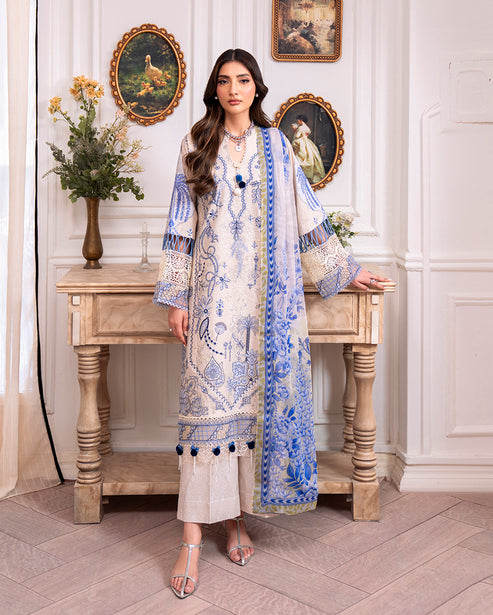 Roheenaz | Aezel Embroidered Cambric | Eleen -  Roheenaz Ladies Clothes - Original Designer Dress - House of Maryam