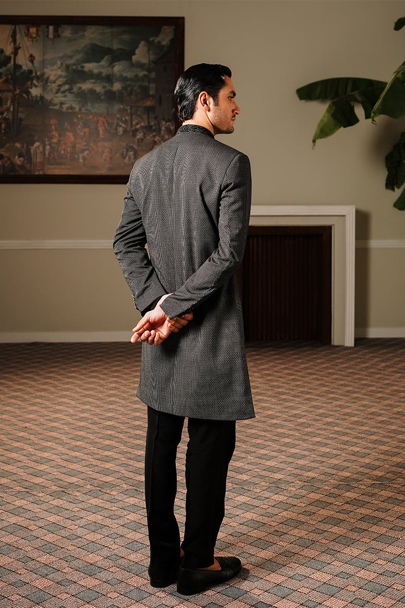 Republic By Omar Farooq | Sherwani Couture | "Hakan" Sherwani -  Republic by Omar Farooq SHERWANI COUTURE - Original Designer Dress - House of Maryam