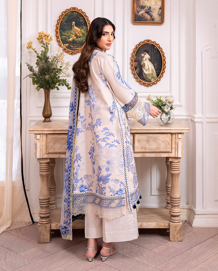 Roheenaz | Aezel Embroidered Cambric | Eleen -  Roheenaz Ladies Clothes - Original Designer Dress - House of Maryam