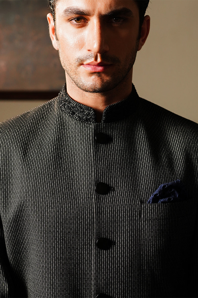Republic By Omar Farooq | Sherwani Couture | "Hakan" Sherwani -  Republic by Omar Farooq SHERWANI COUTURE - Original Designer Dress - House of Maryam