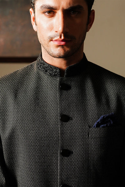 Republic By Omar Farooq | Sherwani Couture | "Hakan" Sherwani -  Republic by Omar Farooq SHERWANI COUTURE - Original Designer Dress - House of Maryam