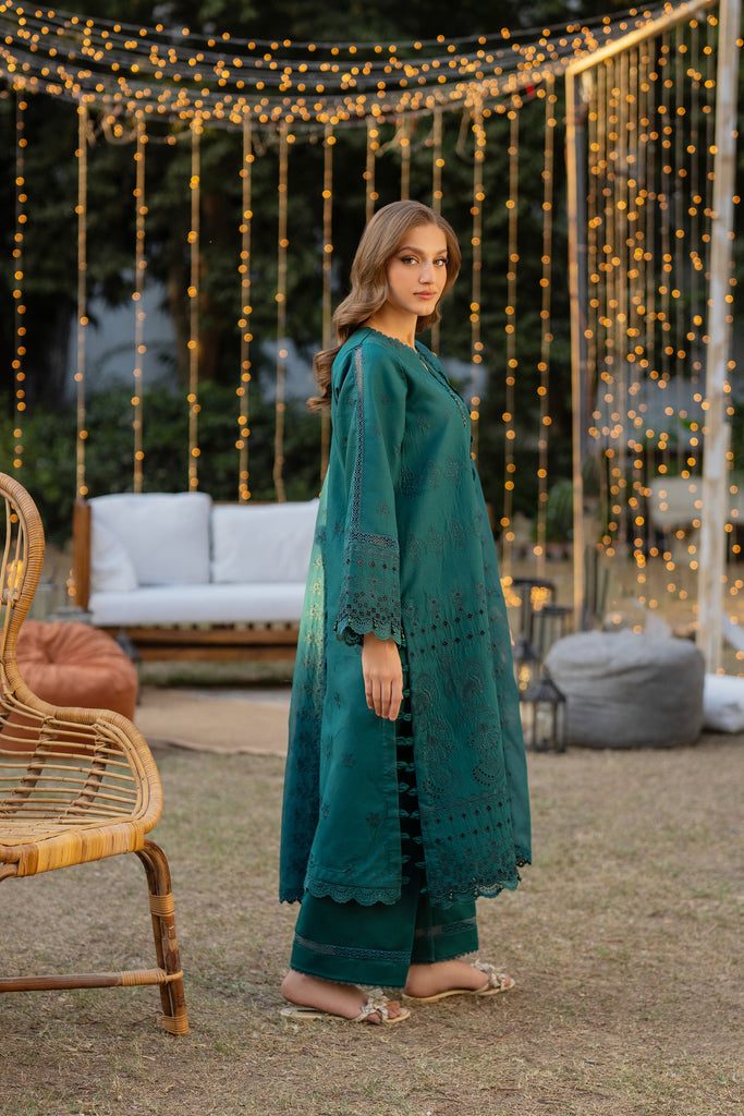 Florent | Chikankari Eid 25 | FLC- 8A -  Florent Ladies Clothes - Original Designer Dress - House of Maryam