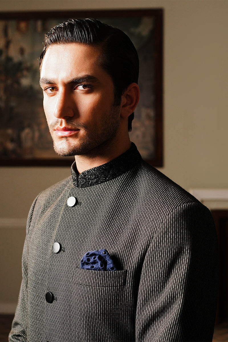 Republic By Omar Farooq | Sherwani Couture | "Hakan" Sherwani -  Republic by Omar Farooq SHERWANI COUTURE - Original Designer Dress - House of Maryam