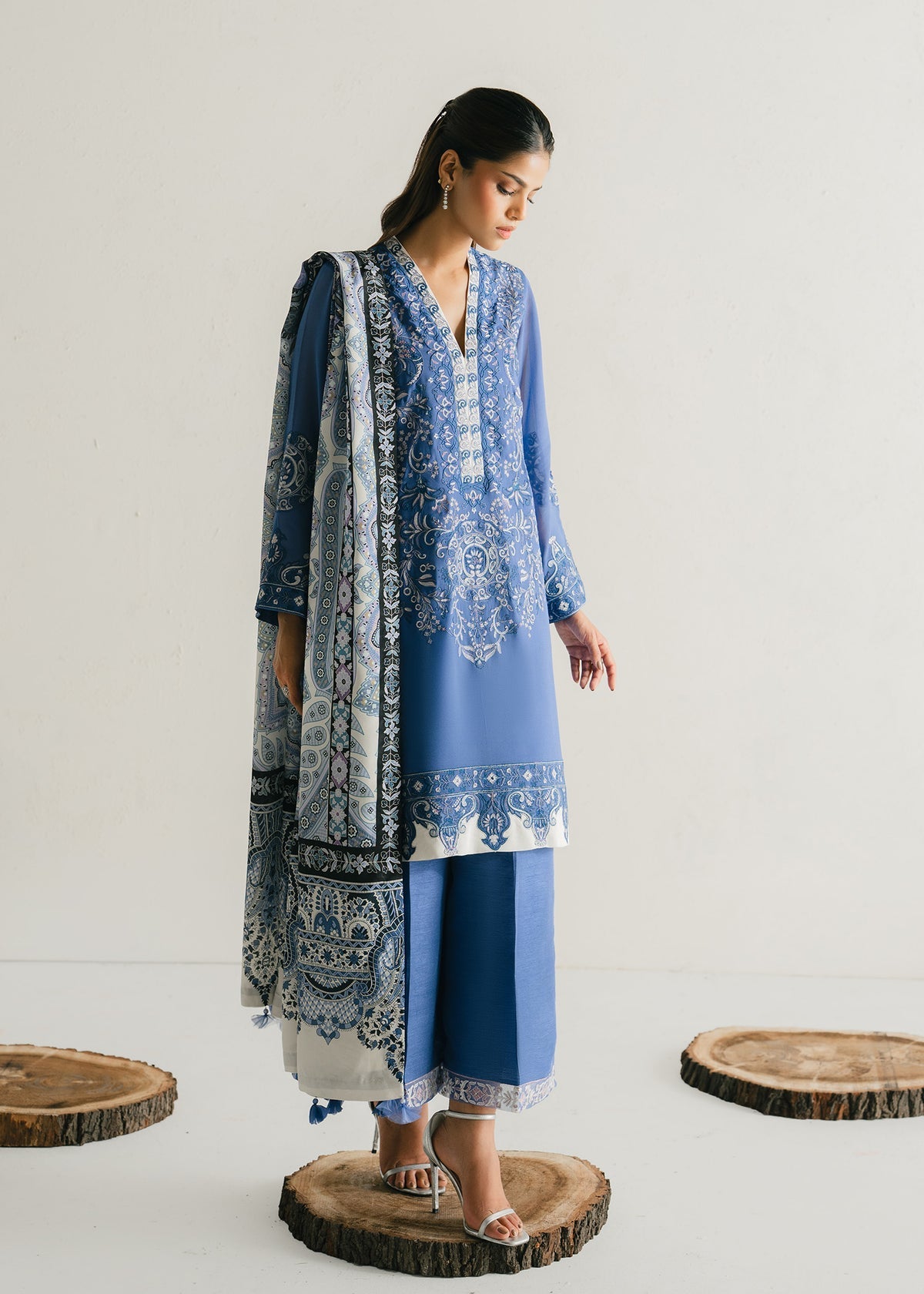 Mahgul | Alea Luxury Pret | Sapphire Mist, image 4