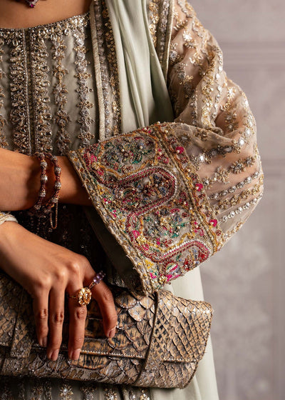 Mahgul | Echoes of Elara | Mint Gold -  Mahgul Ladies Clothes - Original Designer Dress - House of Maryam