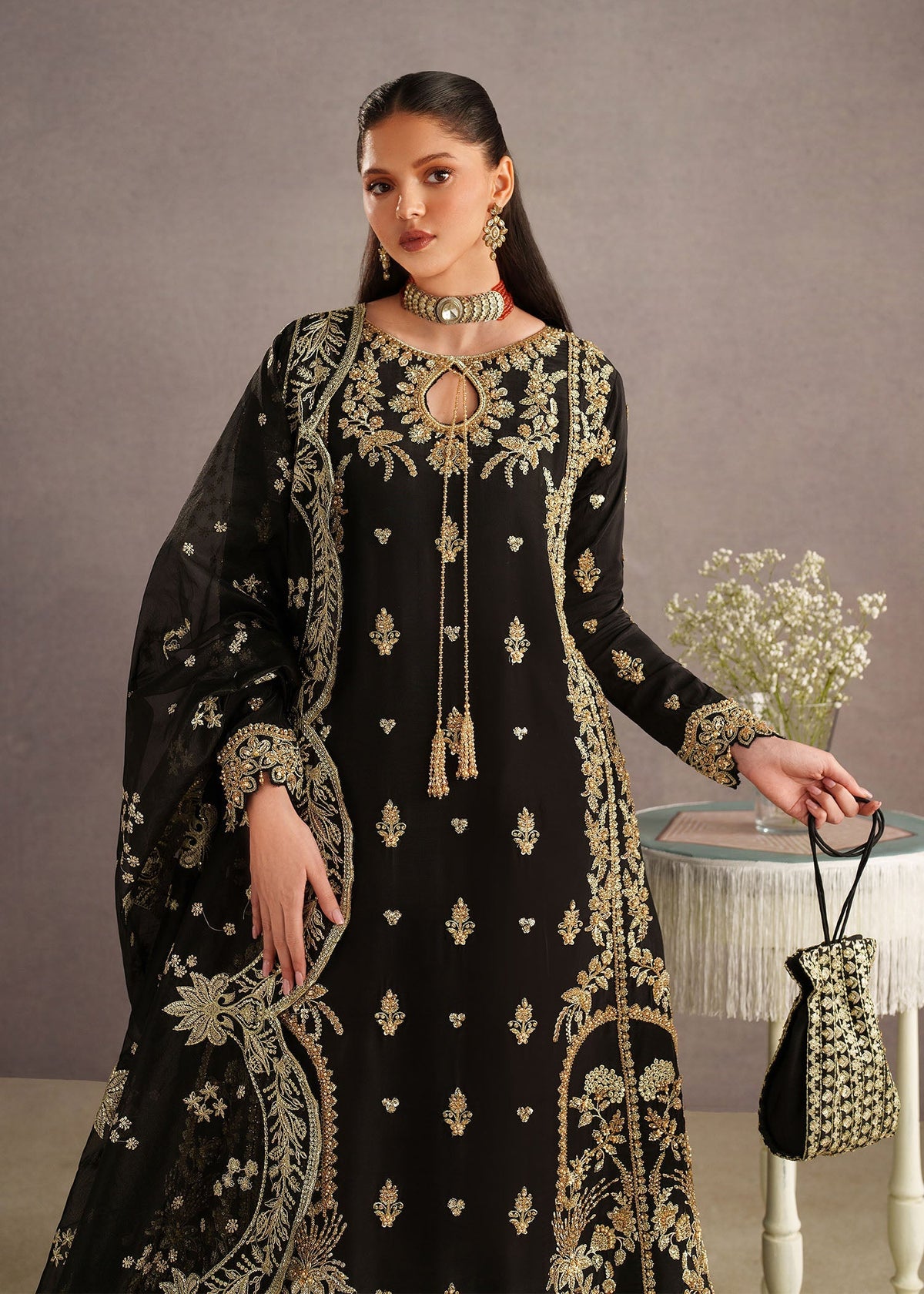 Dastoor | Lyra Eid Luxury Pret 26 | Leia, image 4