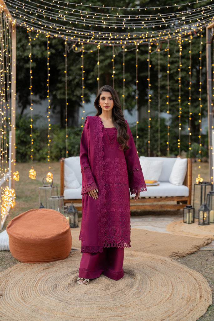 Florent | Chikankari Eid 25 | FLC- 5A -  Florent Ladies Clothes - Original Designer Dress - House of Maryam