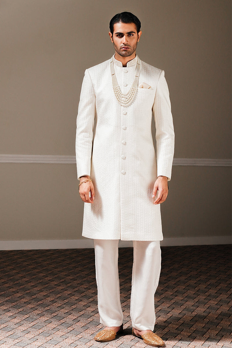 Republic By Omar Farooq | Sherwani Couture | "Galip" Sherwani -  Republic by Omar Farooq SHERWANI COUTURE - Original Designer Dress - House of Maryam