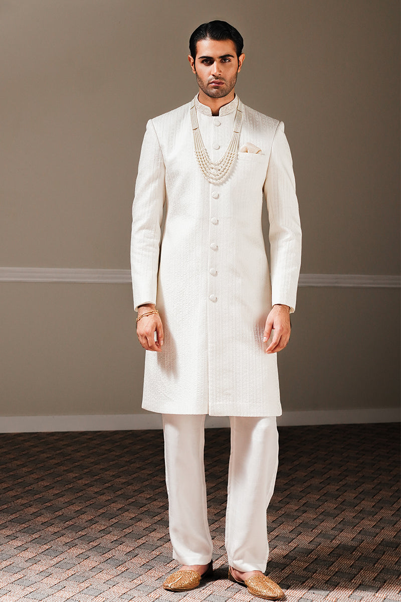Republic By Omar Farooq | Sherwani Couture | "Galip" Sherwani -  Republic by Omar Farooq SHERWANI COUTURE - Original Designer Dress - House of Maryam