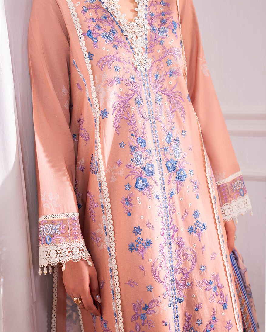 Roheenaz | Aezel Embroidered Cambric | Wareesha -  Roheenaz Ladies Clothes - Original Designer Dress - House of Maryam