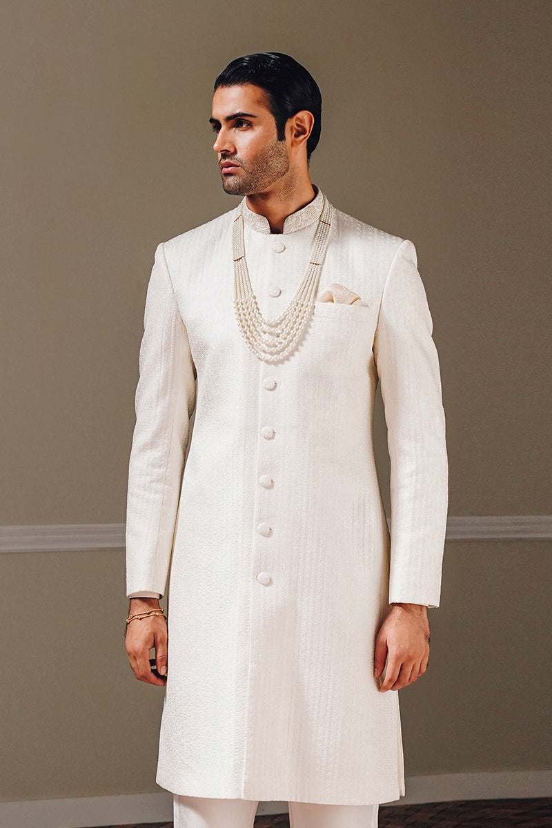 Republic By Omar Farooq | Sherwani Couture | "Galip" Sherwani -  Republic by Omar Farooq SHERWANI COUTURE - Original Designer Dress - House of Maryam