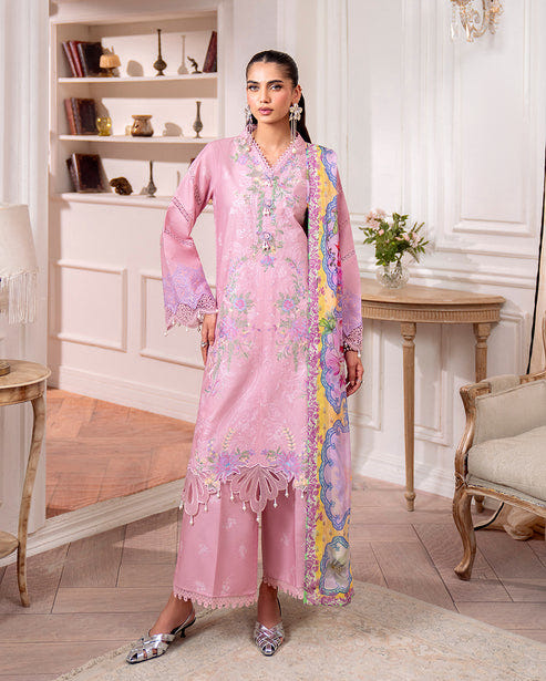 Roheenaz | Aezel Embroidered Cambric | Evale -  Roheenaz Ladies Clothes - Original Designer Dress - House of Maryam