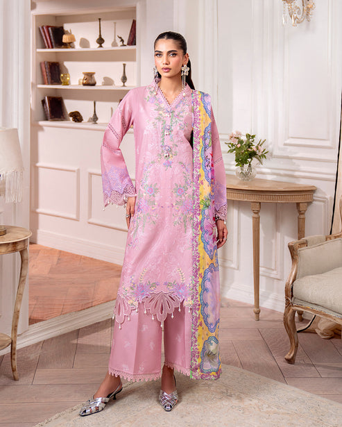 Roheenaz | Aezel Embroidered Cambric | Evale -  Roheenaz Ladies Clothes - Original Designer Dress - House of Maryam