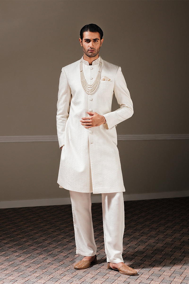 Republic By Omar Farooq | Sherwani Couture | "Galip" Sherwani -  Republic by Omar Farooq SHERWANI COUTURE - Original Designer Dress - House of Maryam