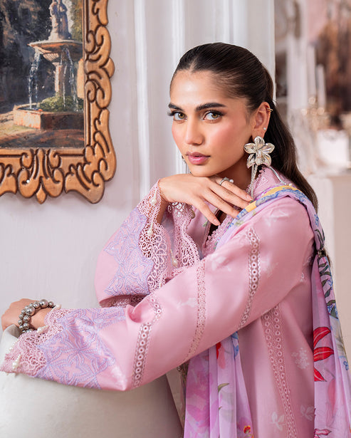 Roheenaz | Aezel Embroidered Cambric | Evale -  Roheenaz Ladies Clothes - Original Designer Dress - House of Maryam