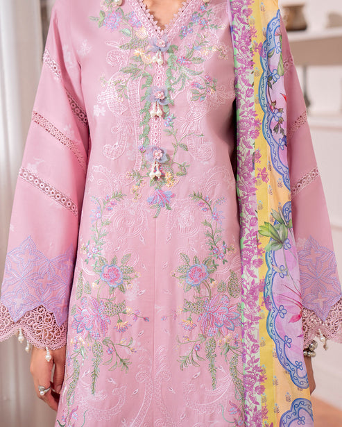 Roheenaz | Aezel Embroidered Cambric | Evale -  Roheenaz Ladies Clothes - Original Designer Dress - House of Maryam
