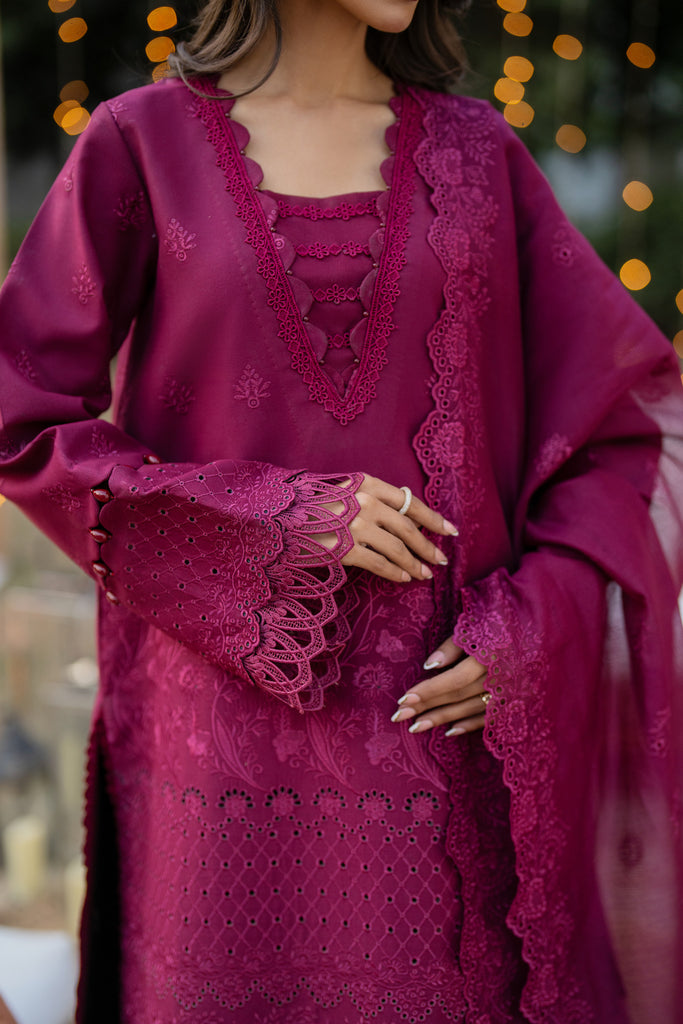Florent | Chikankari Eid 25 | FLC- 5A -  Florent Ladies Clothes - Original Designer Dress - House of Maryam
