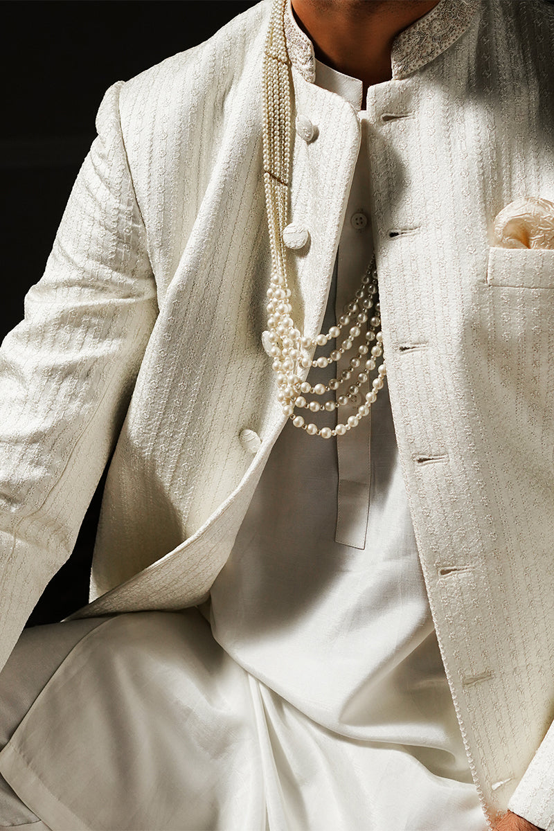 Republic By Omar Farooq | Sherwani Couture | "Galip" Sherwani -  Republic by Omar Farooq SHERWANI COUTURE - Original Designer Dress - House of Maryam