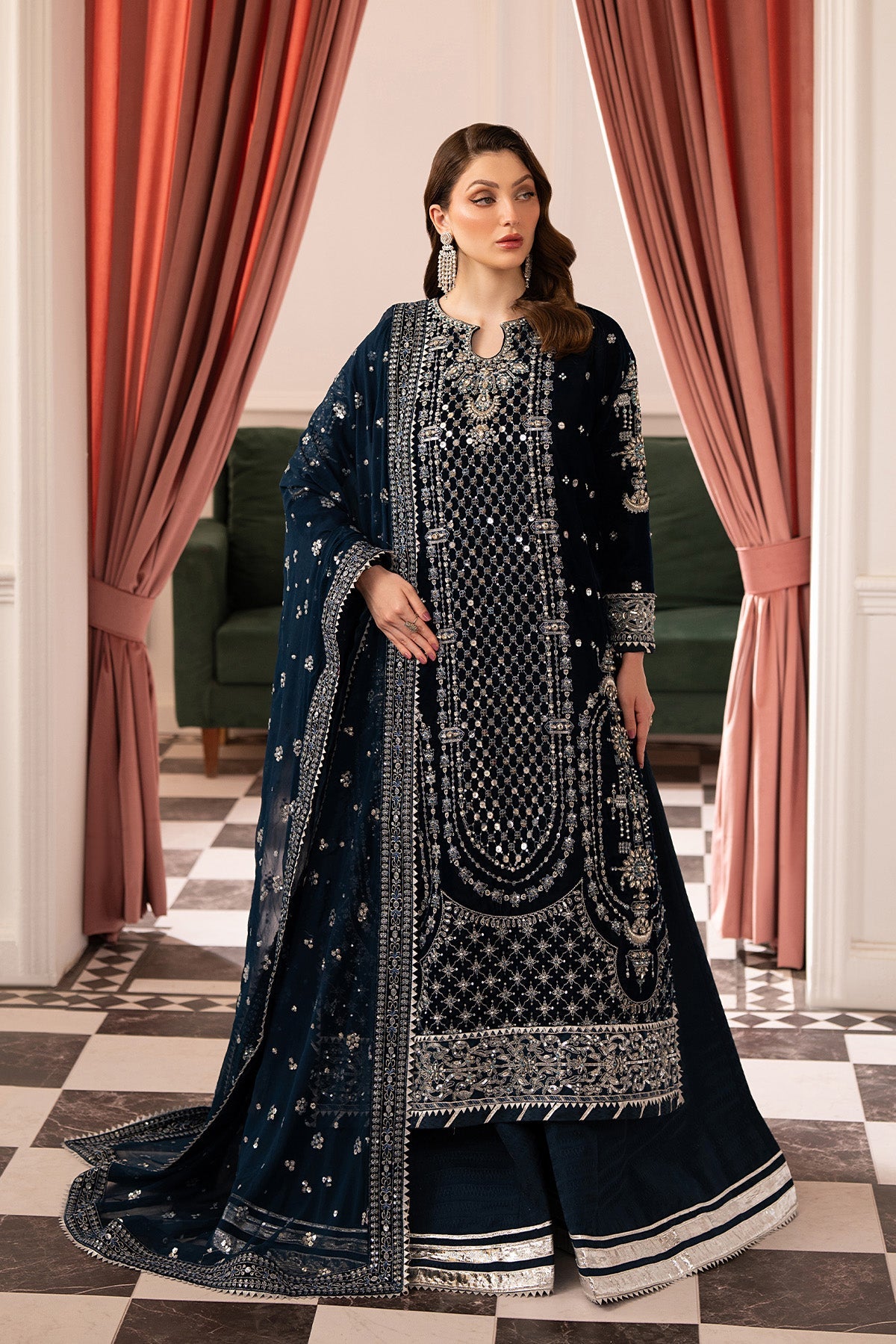 Raeesa Premium | Noirah Velvet | NV-002, image 8