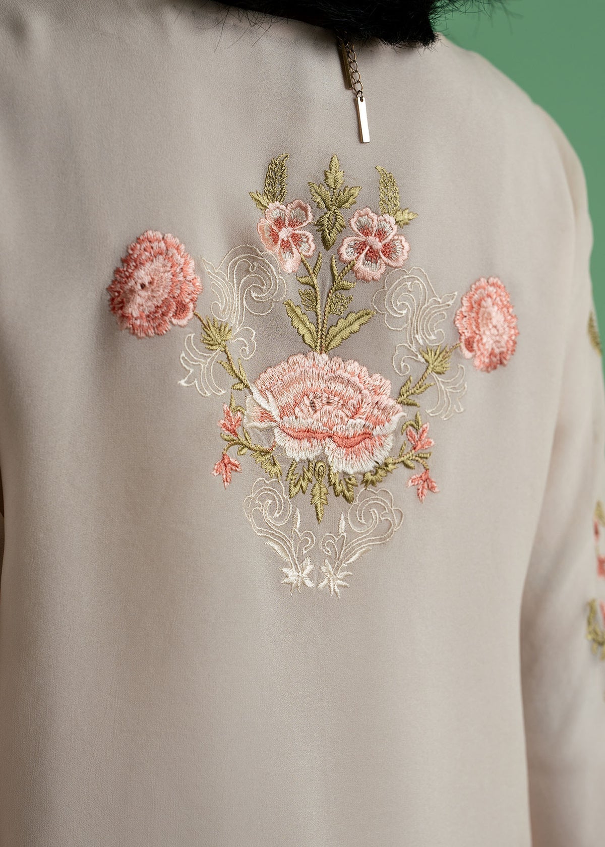 Mahgul | Echoes of Elara | Soft Dust -  Mahgul Ladies Clothes - Original Designer Dress - House of Maryam