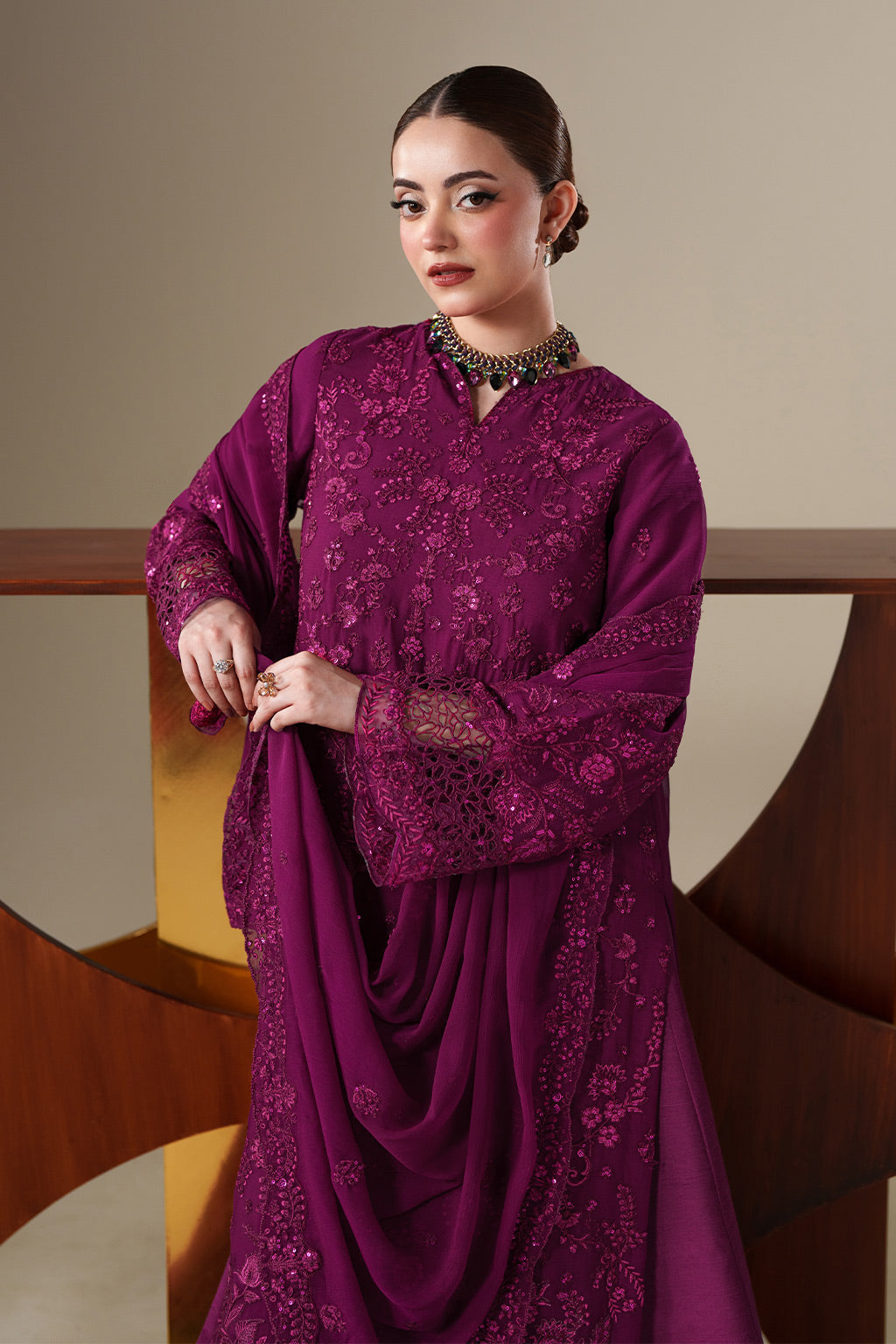 Emaan Adeel | Nouvelle Luxury Chiffon | THEA, image 3