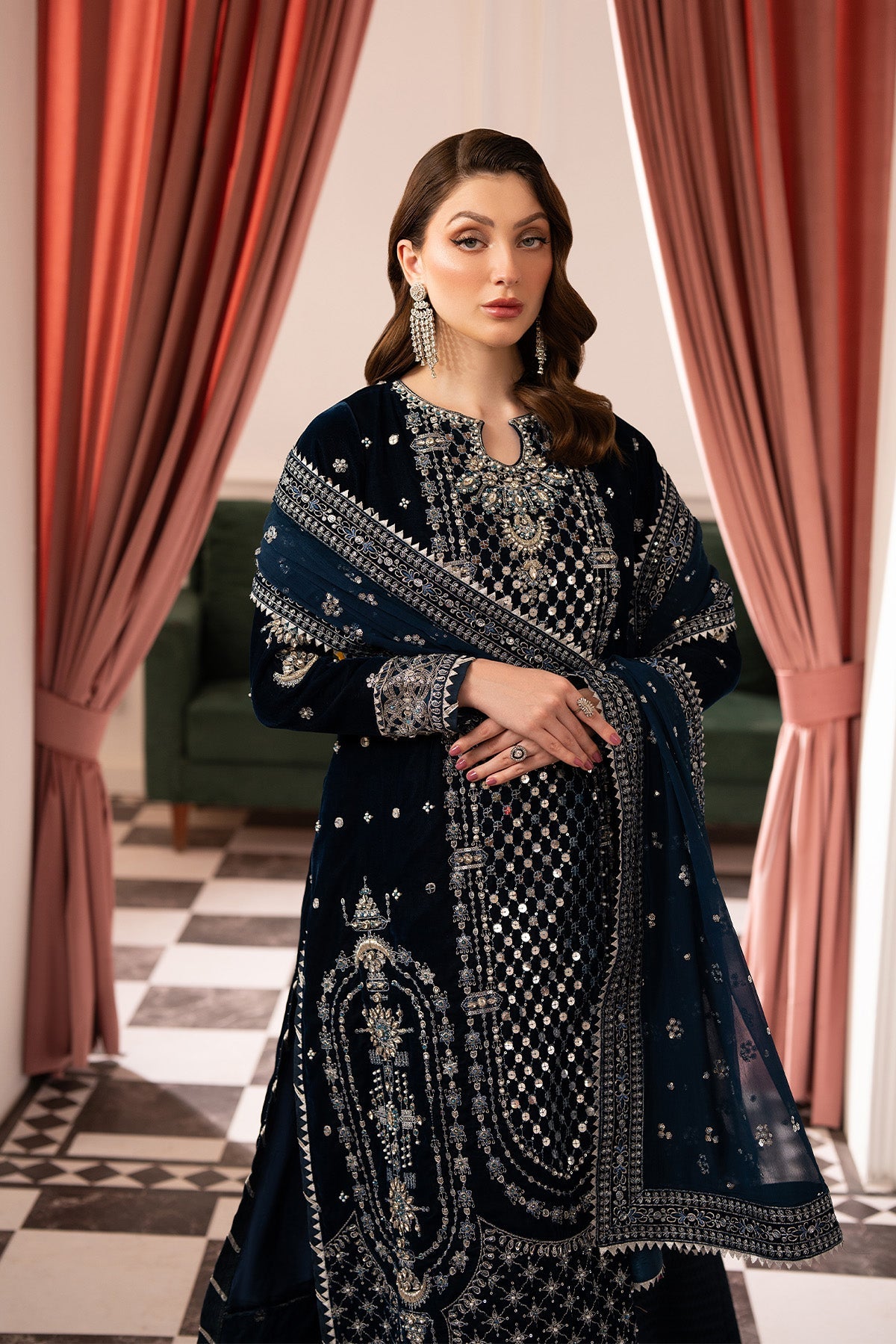 Raeesa Premium | Noirah Velvet | NV-002, image 5