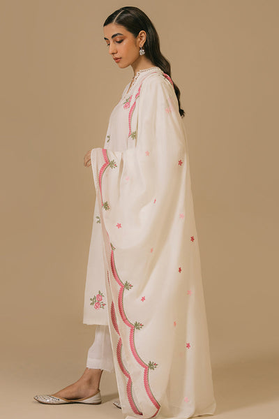 Cross Stitch | Basic Pret | Sky Bloom-2PC (Shirt & Dupatta)