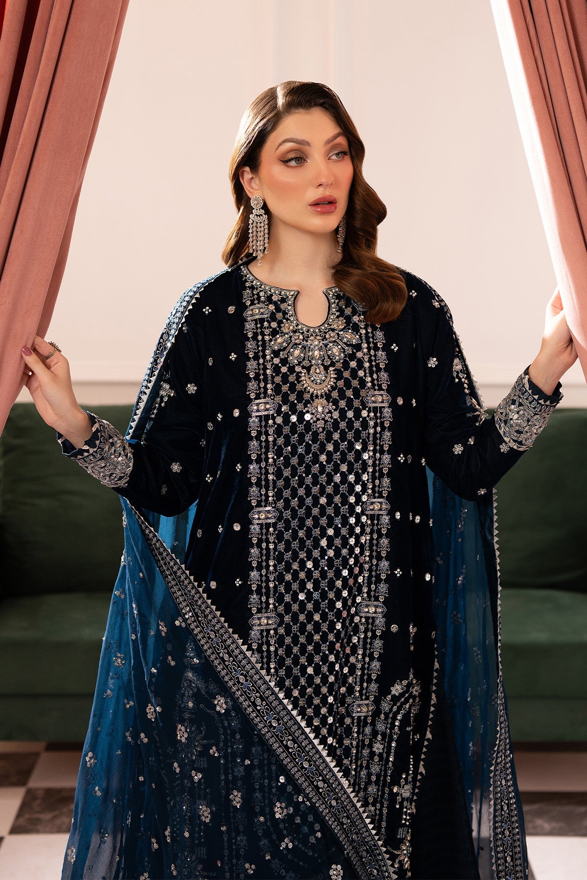 Raeesa Premium | Noirah Velvet | NV-002, image 3