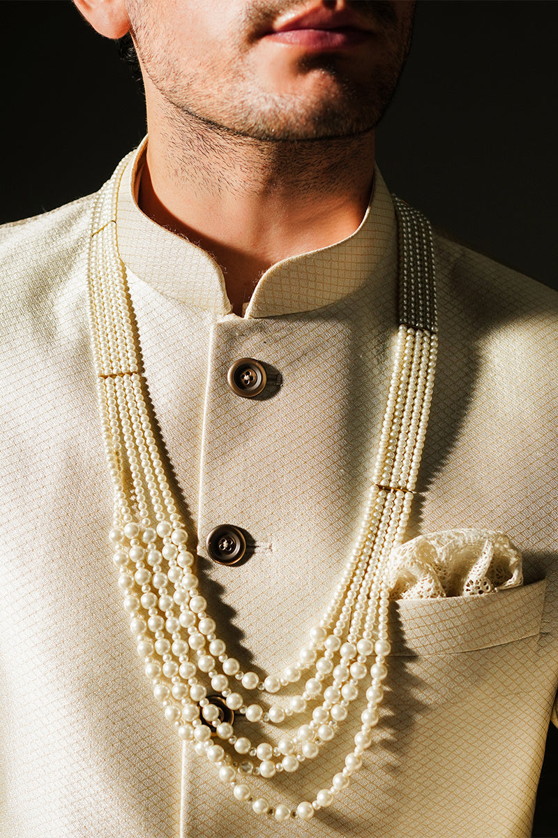 Republic By Omar Farooq | Sherwani Couture | "Hadeed" Sherwani -  Republic by Omar Farooq SHERWANI COUTURE - Original Designer Dress - House of Maryam
