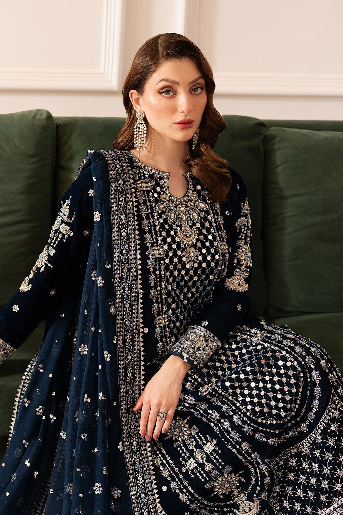 Raeesa Premium | Noirah Velvet | NV-002, image 9