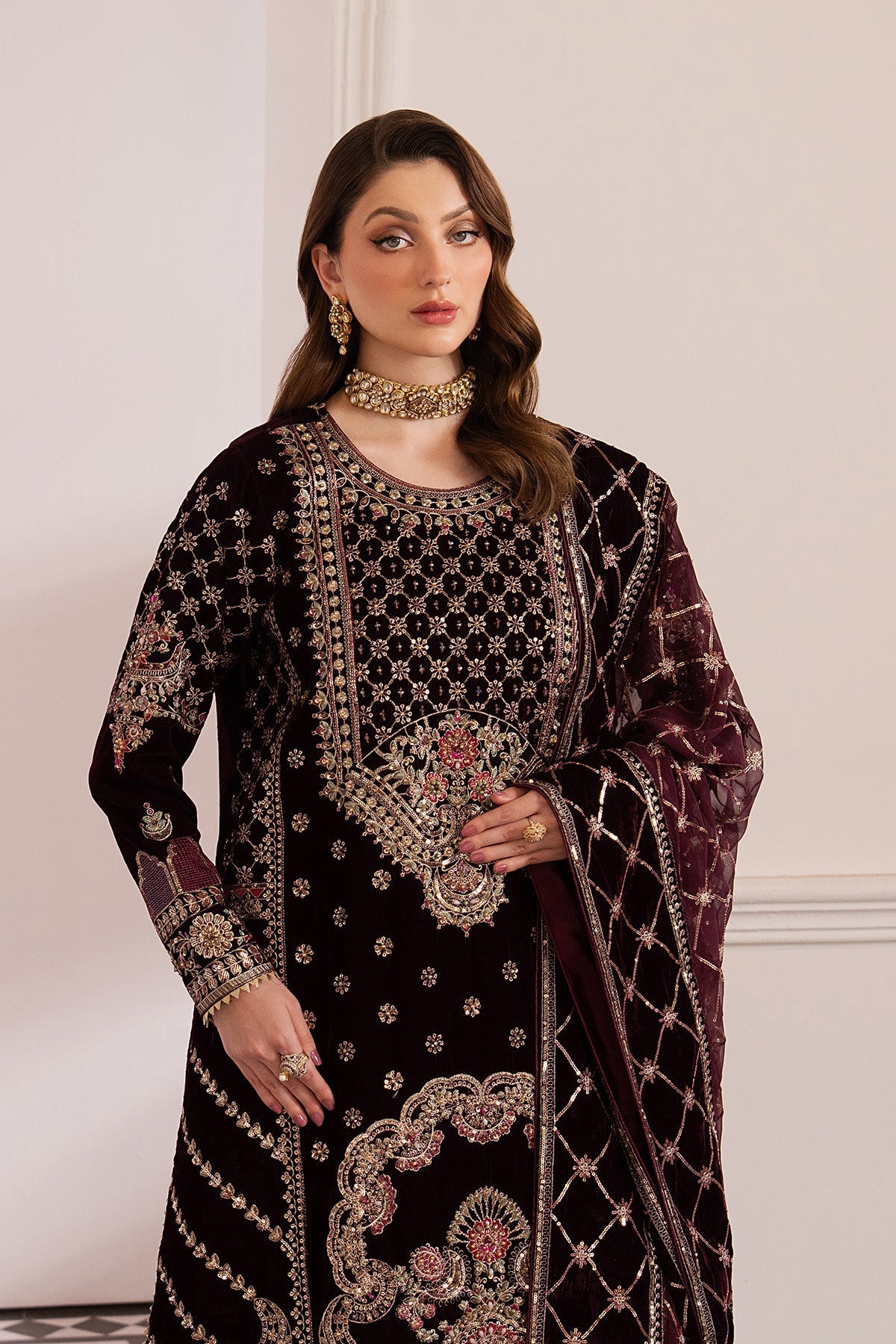 Raeesa Premium | Noirah Velvet | NV-003, image 5