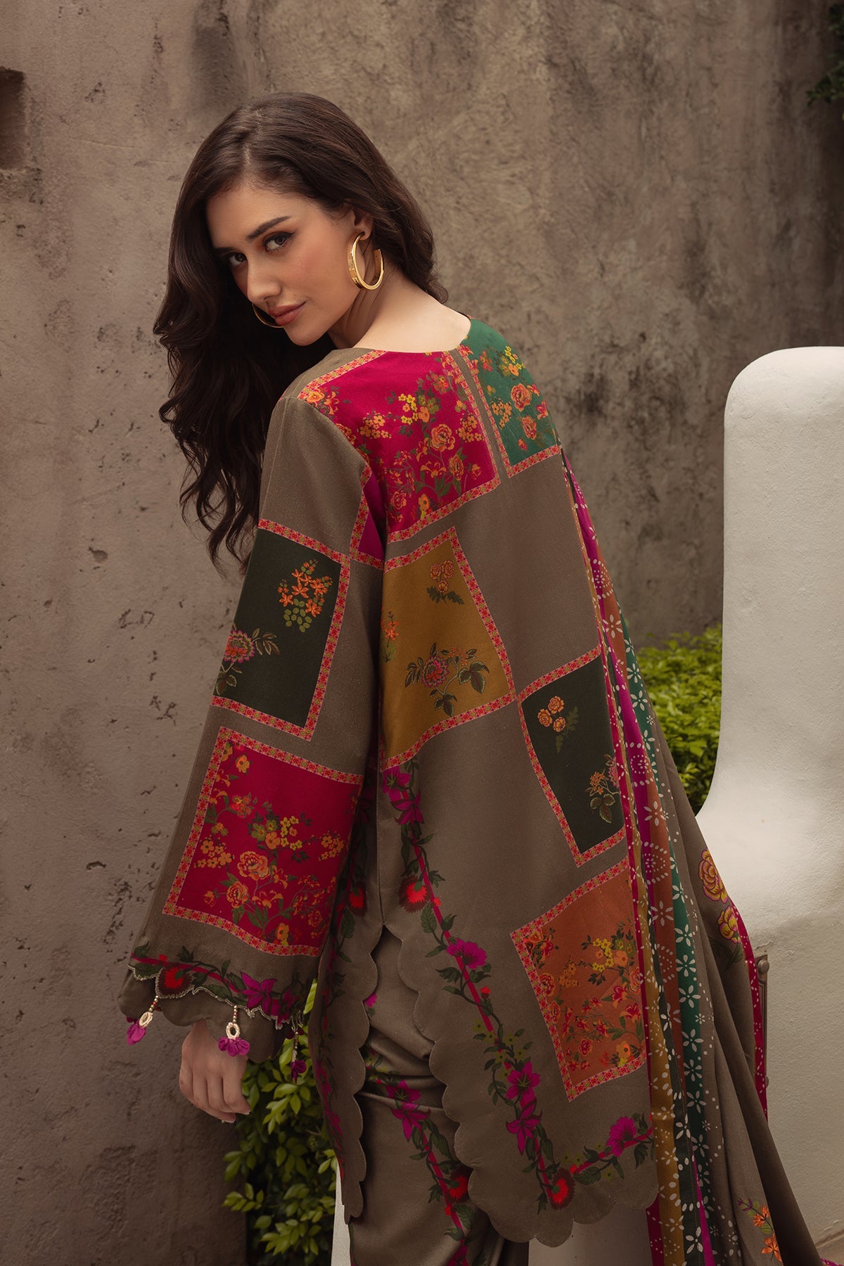 Charizma | C Prints Winter 25 |  3-PC Unstitched Printed Linen Collection CPW5-03, image 2