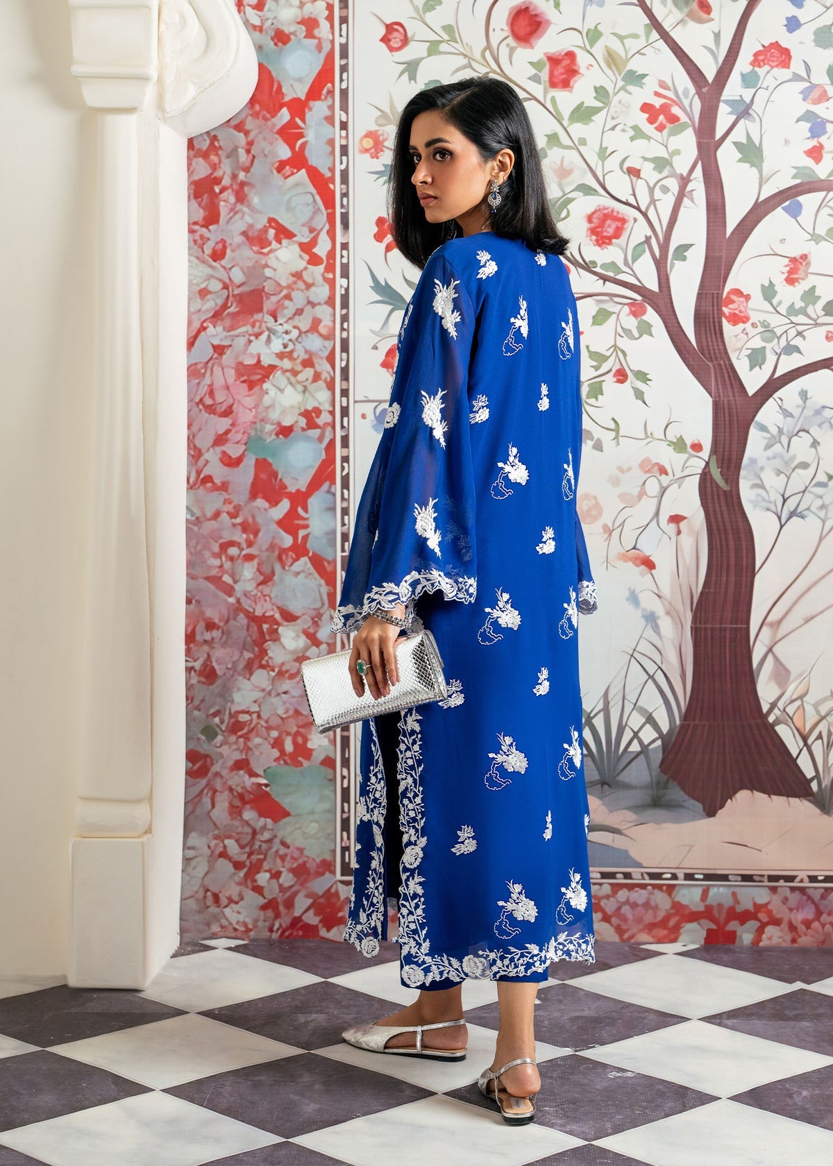 Mahgul | Echoes of Elara | Azure Jewel -  Mahgul Ladies Clothes - Original Designer Dress - House of Maryam