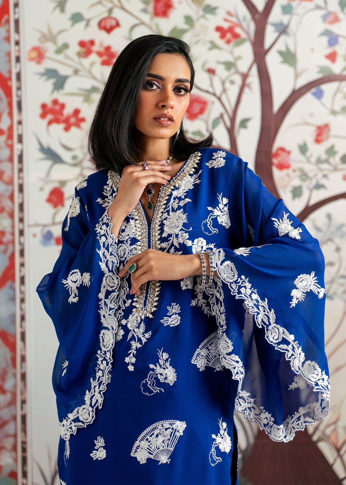 Mahgul | Echoes of Elara | Azure Jewel -  Mahgul Ladies Clothes - Original Designer Dress - House of Maryam