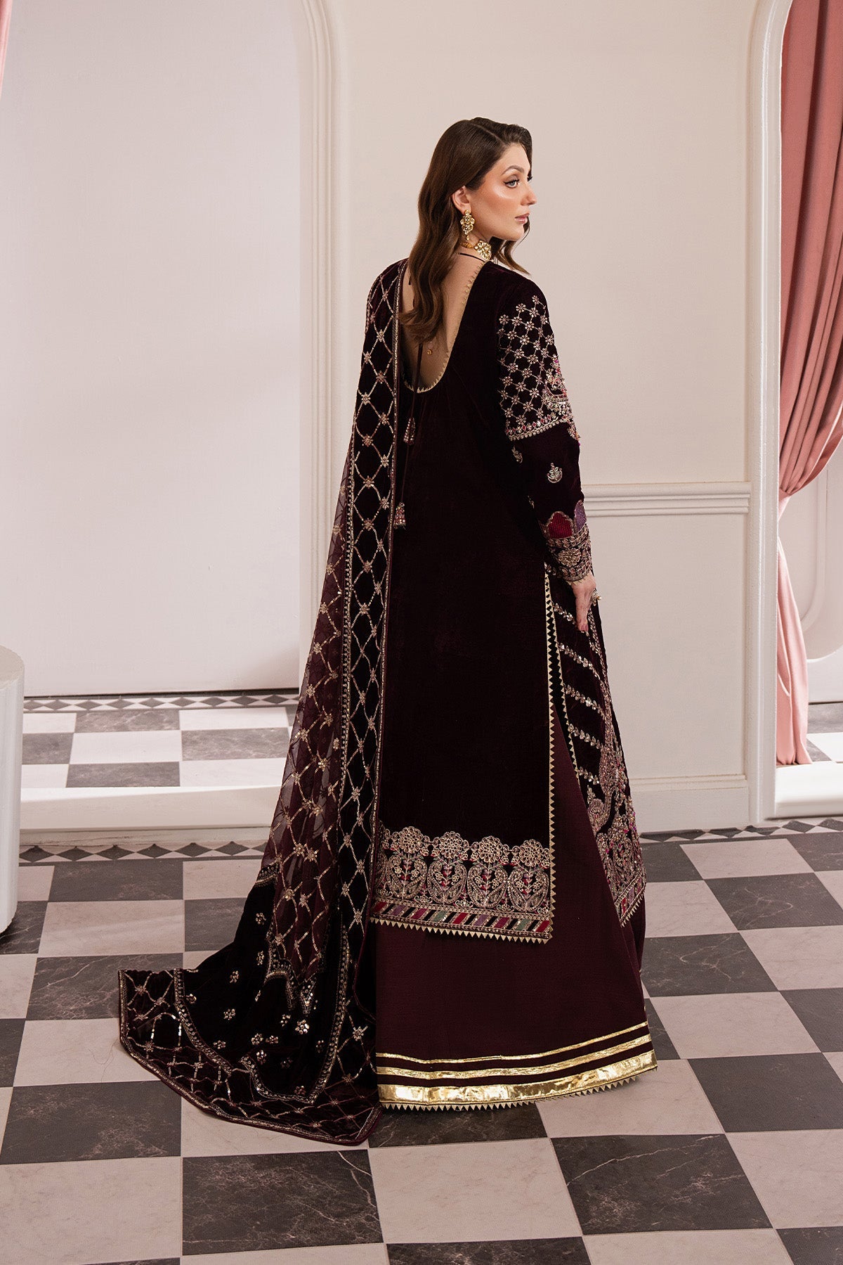 Raeesa Premium | Noirah Velvet | NV-003-2