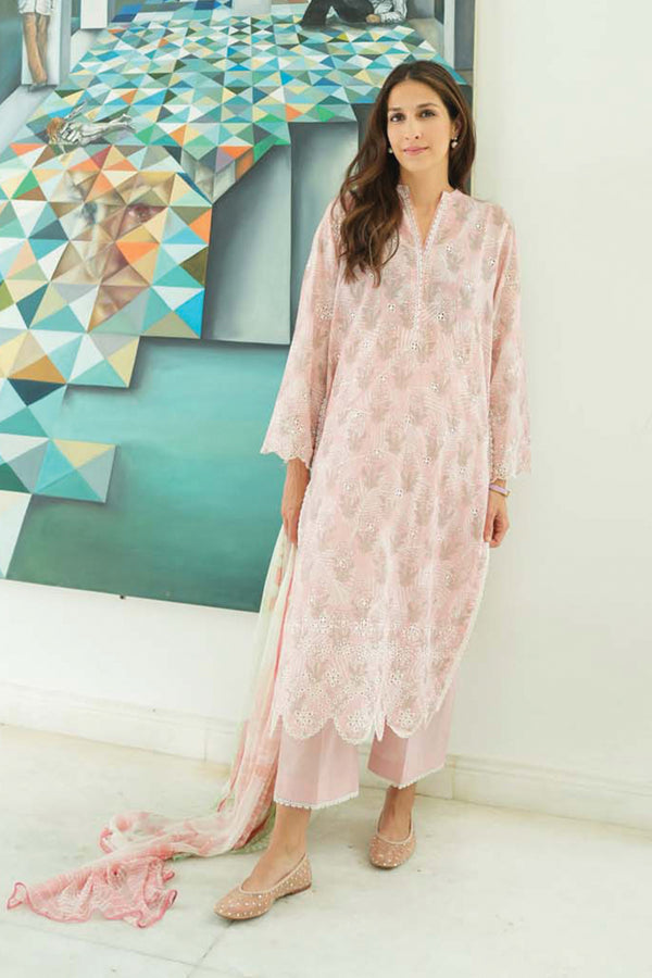 Sahar | Spring Summer Lawn | S-15 -  Sahar Casuals - Original Designer Dress - House of Maryam