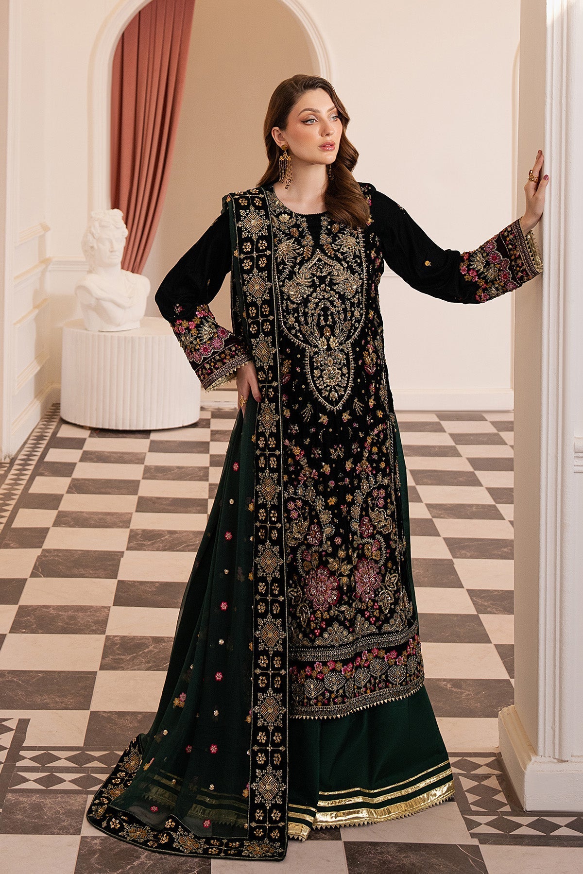 Raeesa Premium | Noirah Velvet | NV-004-7