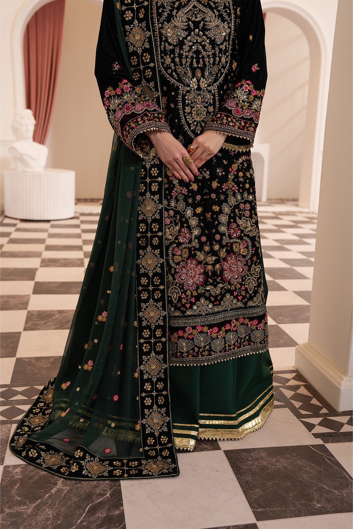 Raeesa Premium | Noirah Velvet | NV-004-4