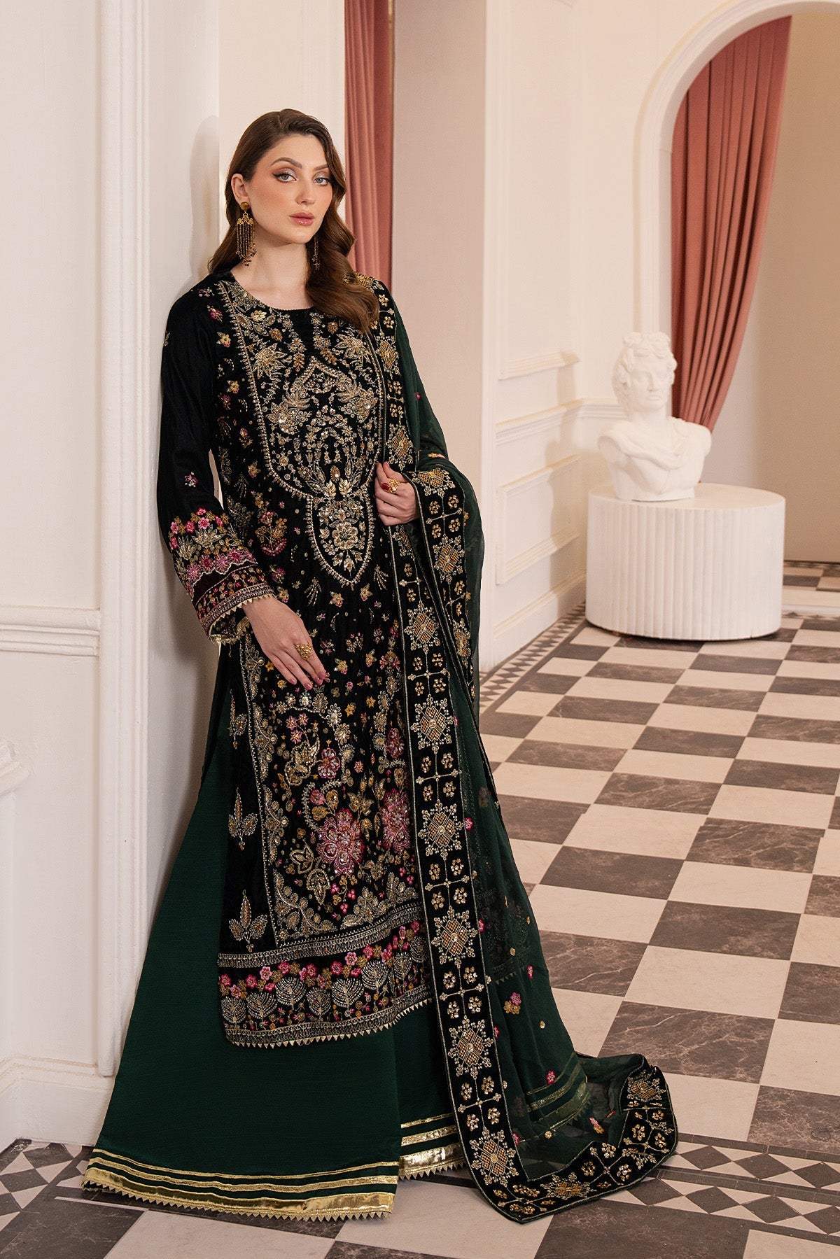 Raeesa Premium | Noirah Velvet | NV-004-5