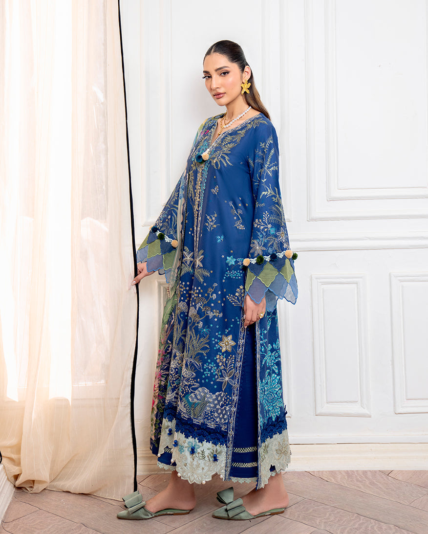 Roheenaz | Aezel Embroidered Cambric | Insha -  Roheenaz Ladies Clothes - Original Designer Dress - House of Maryam