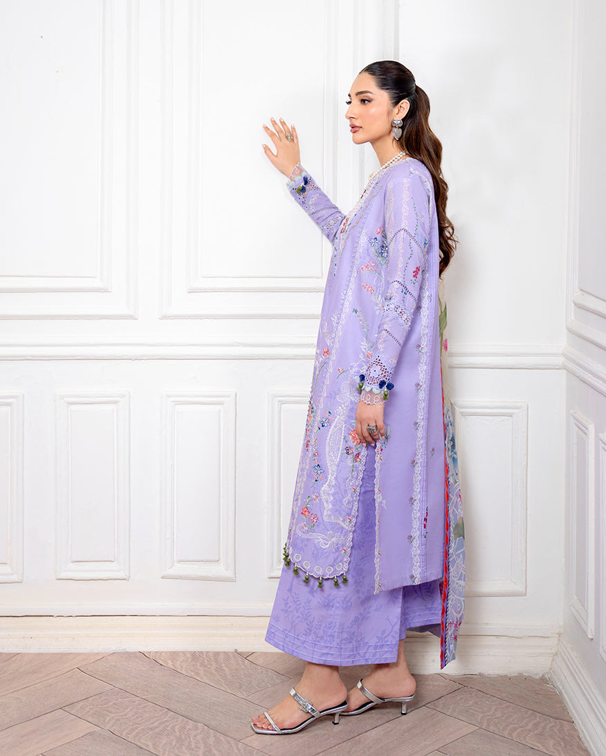 Roheenaz | Aezel Embroidered Cambric | Nivra -  Roheenaz Ladies Clothes - Original Designer Dress - House of Maryam