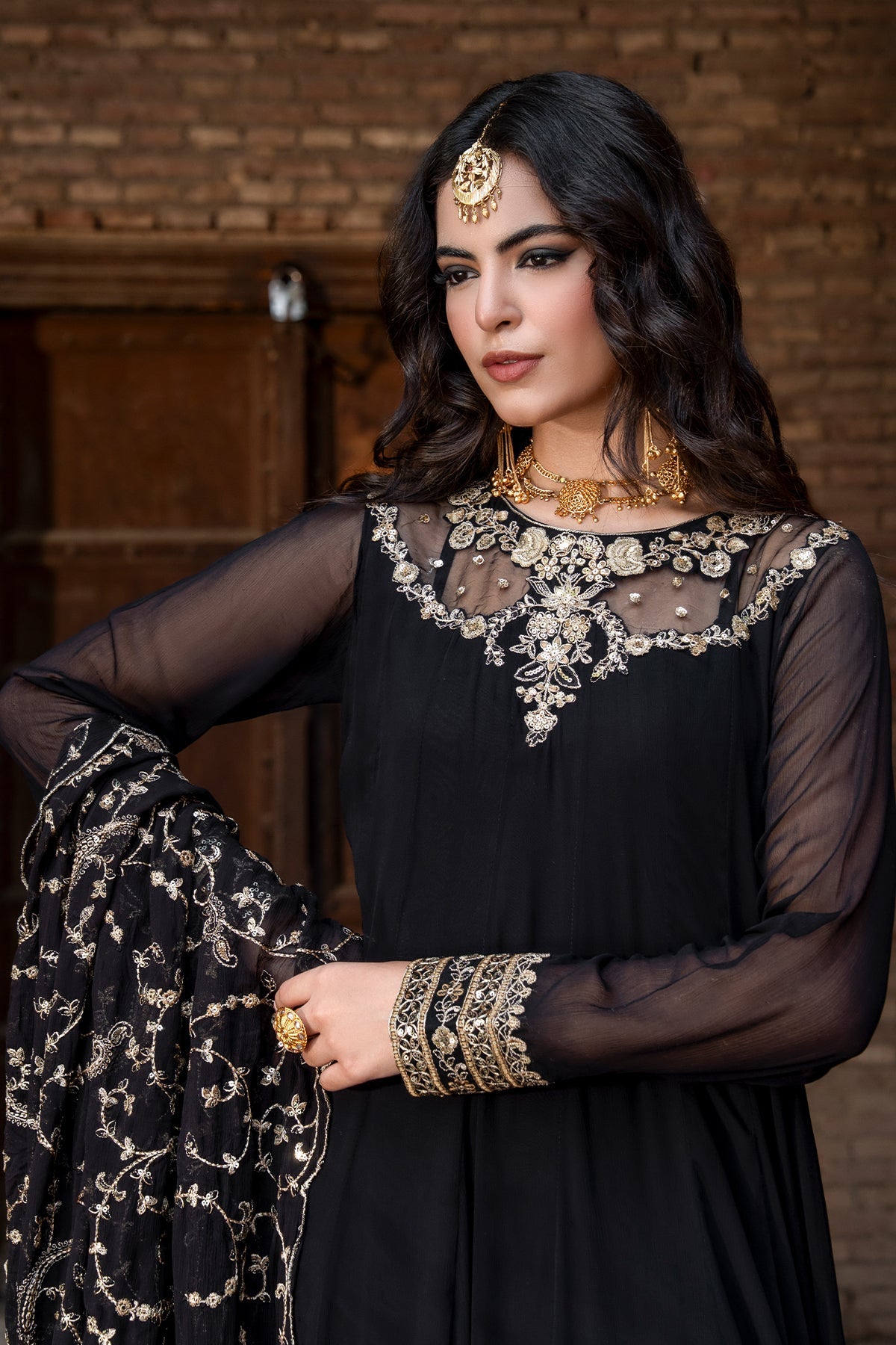 Charizma | Festive Pret | 3-PC Embroidered Chiffon CMA-6-429, image 3