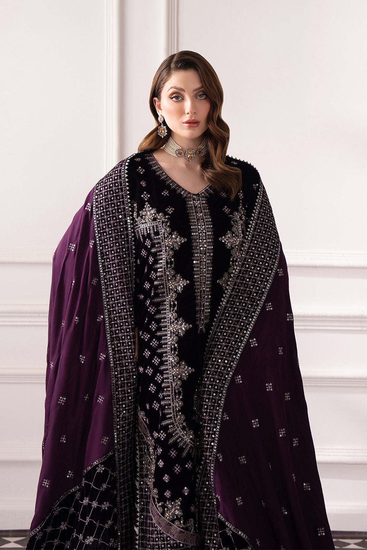 Raeesa Premium | Noirah Velvet | NV-001-4