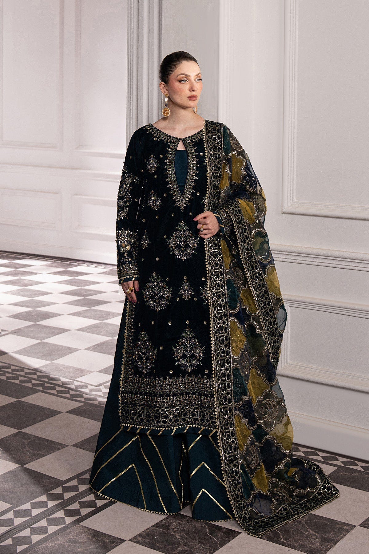 Raeesa Premium | Noirah Velvet | NV-006